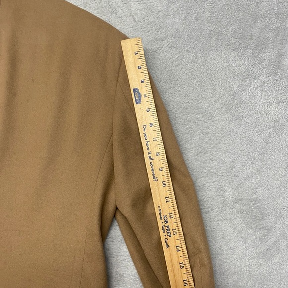Fabio Inghirami Colombo Mens Tan Blazer 3 Button Pure Cashmere Made in Italy - Picture 7 of 16